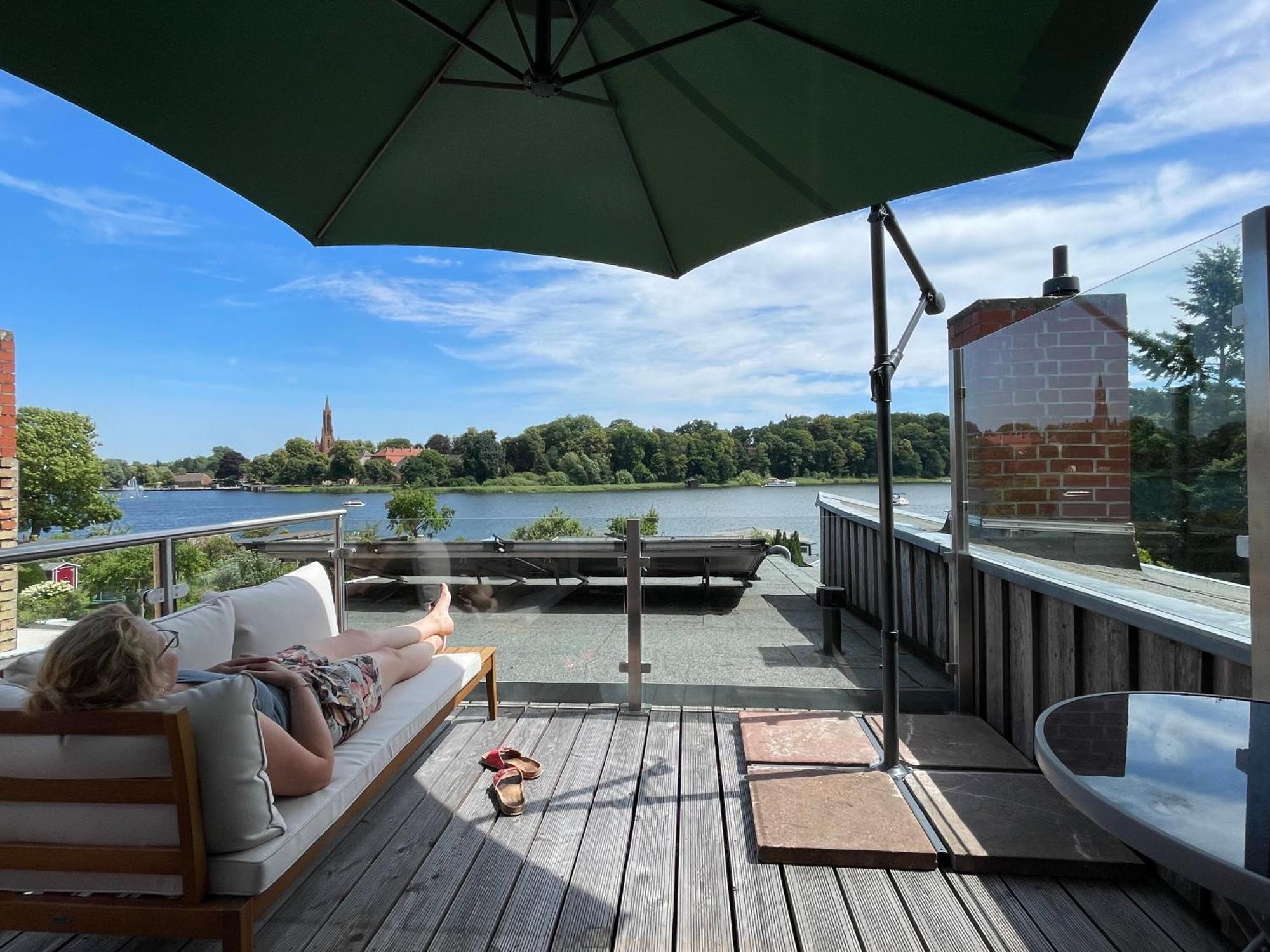 Ferienhaus Seekutter Mit Eigenem Seezugang Malchow  Kültér fotó